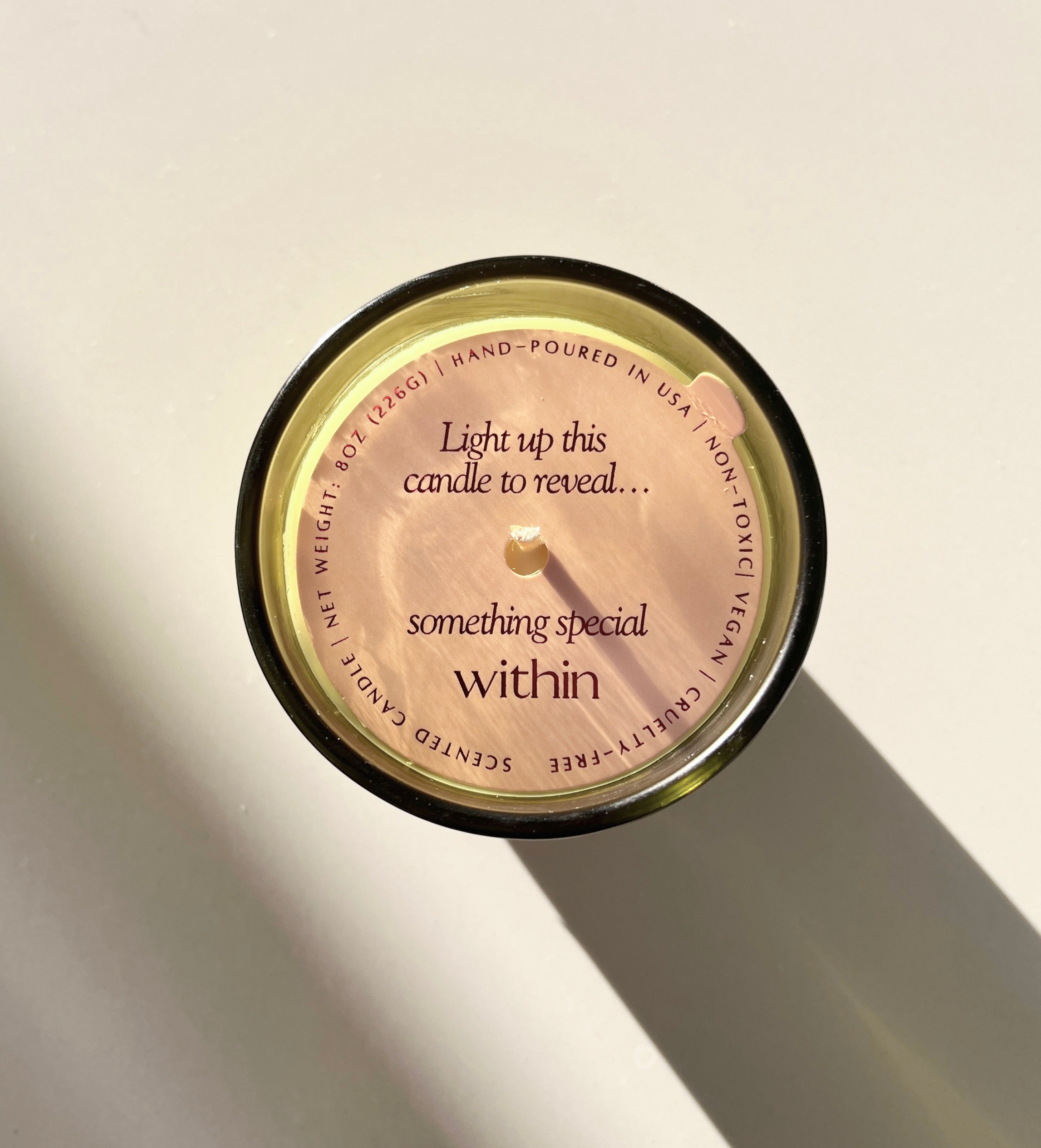 Within candles world of within within candle peace within candle abundance within candle carefree in capri candle love within candle power within candle manifestation candle affirmation candle hidden message candle candle with hidden affirmation inside
